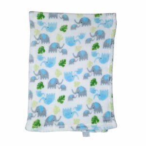 2017 Baby Starters Mama & Baby Elephant Security Lovey Blanket 31" X 39"